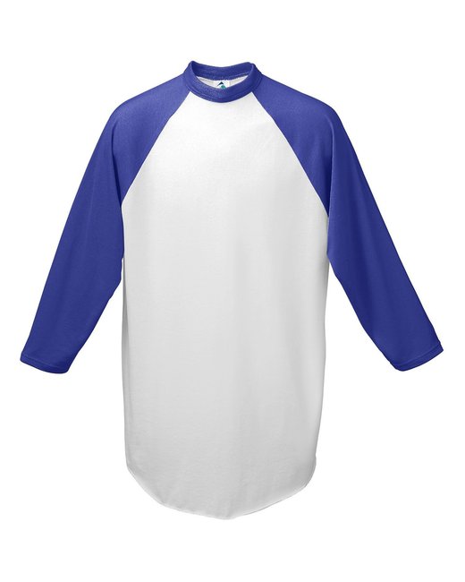 AG4420 Augusta Sportswear Adult 3/4-Sleeve Baseball Jersey