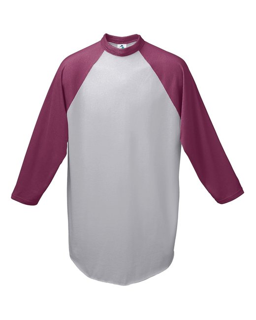 AG4420 Augusta Sportswear Adult 3/4-Sleeve Baseball Jersey