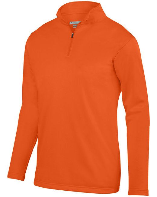 AG5508 Augusta Sportswear Youth Wicking Fleece Quarter-Zip Pullover