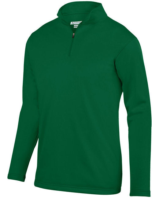 AG5508 Augusta Sportswear Youth Wicking Fleece Quarter-Zip Pullover