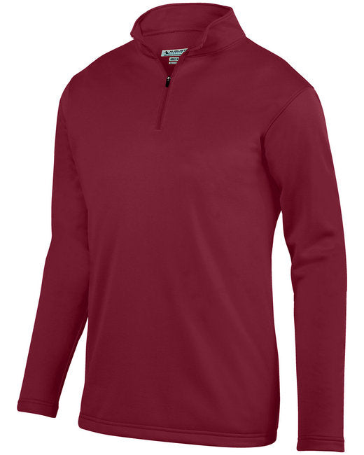 AG5507 Augusta Sportswear Adult Wicking Fleece Quarter-Zip Pullover