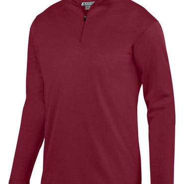 AG5508 Augusta Sportswear Youth Wicking Fleece Quarter-Zip Pullover