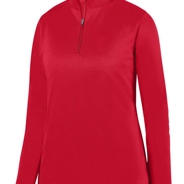 AG5509 Augusta Sportswear Ladies' Wicking Fleece Quarter-Zip Pullover