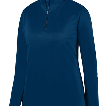 AG5509 Augusta Sportswear Ladies' Wicking Fleece Quarter-Zip Pullover