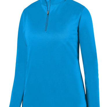 AG5509 Augusta Sportswear Ladies' Wicking Fleece Quarter-Zip Pullover