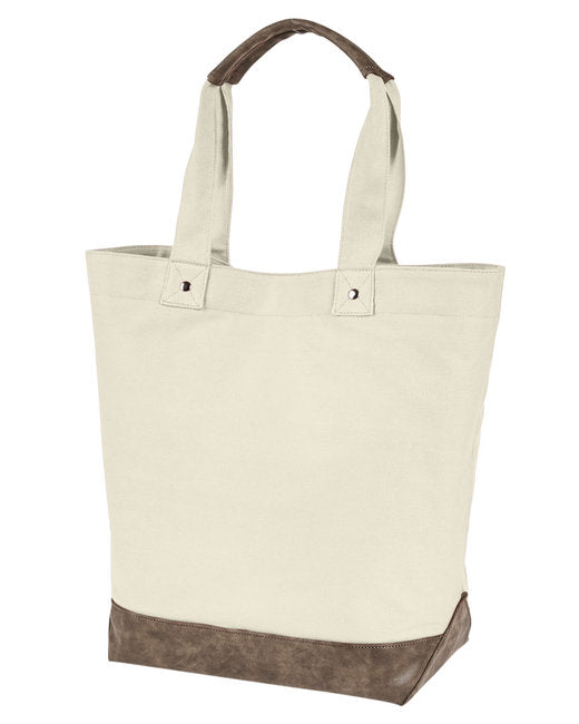 AP1921 Authentic Pigment Canvas Resort Tote