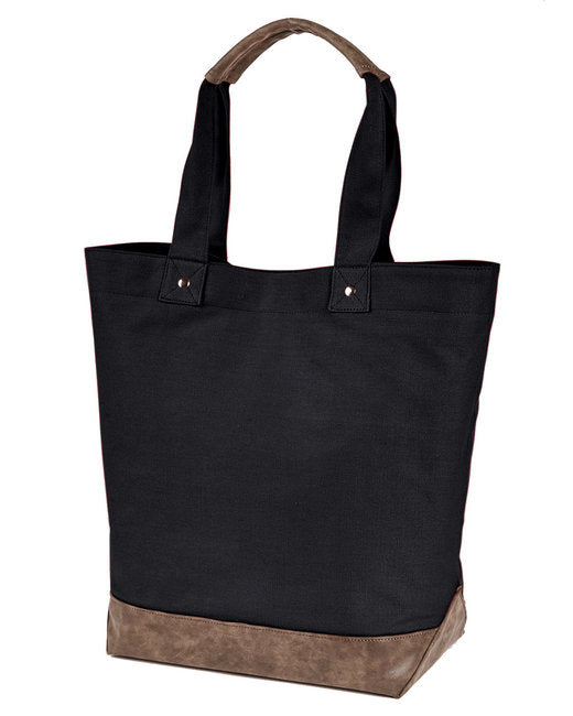 AP1921 Authentic Pigment Canvas Resort Tote