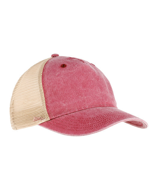 AP1924 Authentic Pigment Pigment Dyed 5-Panel Trucker