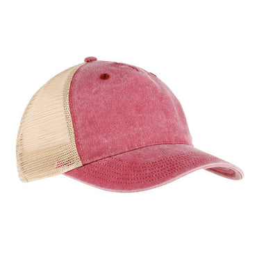 AP1924 Authentic Pigment Pigment Dyed 5-Panel Trucker