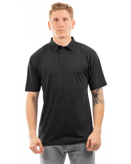 B0800 Burnside Men's Fader Jersey Polo