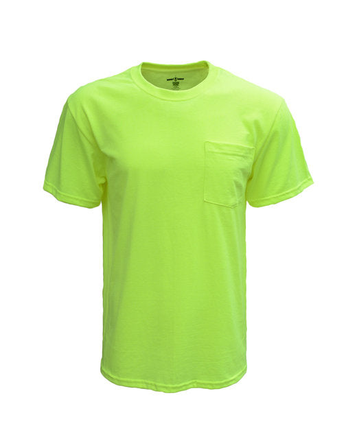 B116 Bright Shield Adult Pocket Tee