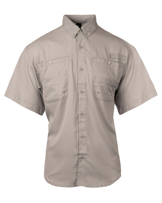 B2297 Burnside Men's Functional Short-Sleeve Fishing Shirt