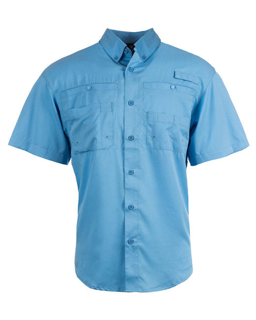 B2297 Burnside Men's Functional Short-Sleeve Fishing Shirt