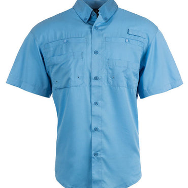 B2297 Burnside Men's Functional Short-Sleeve Fishing Shirt