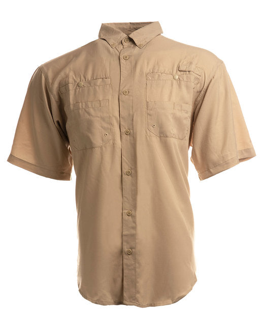 B2297 Burnside Men's Functional Short-Sleeve Fishing Shirt