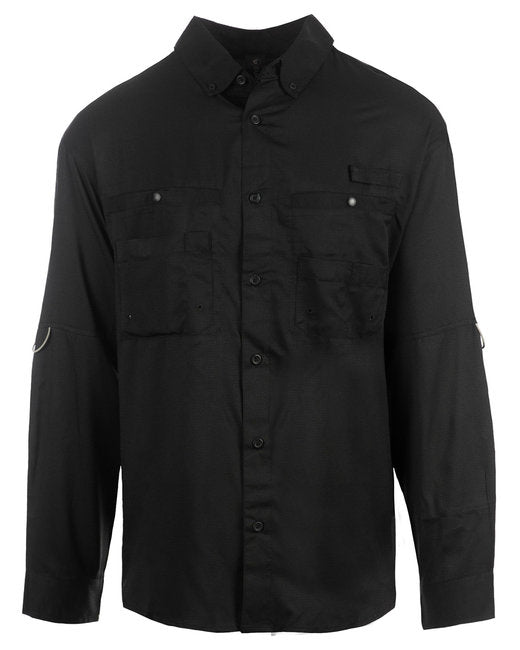 B2299 Burnside Men's Functional Long-Sleeve Fishing Shirt