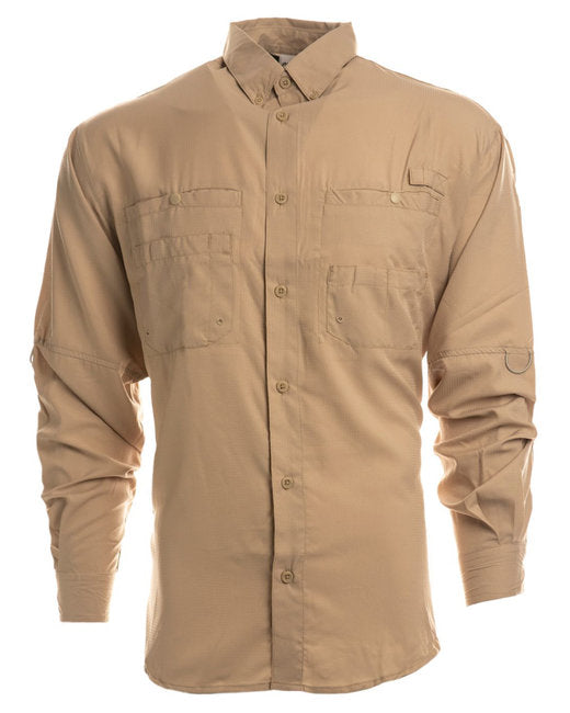 B2299 Burnside Men's Functional Long-Sleeve Fishing Shirt