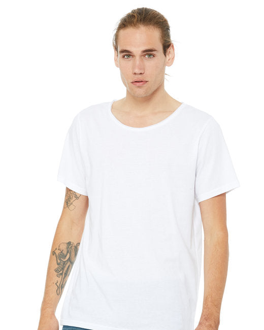 B3014 Bella + Canvas Men's Jersey Raw Neck T-Shirt