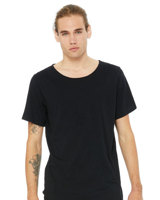 B3014 Bella + Canvas Men's Jersey Raw Neck T-Shirt