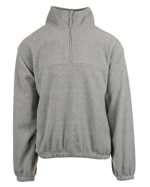 B3052 Burnside Men's Quarter-Zip Polar Fleece Pullover