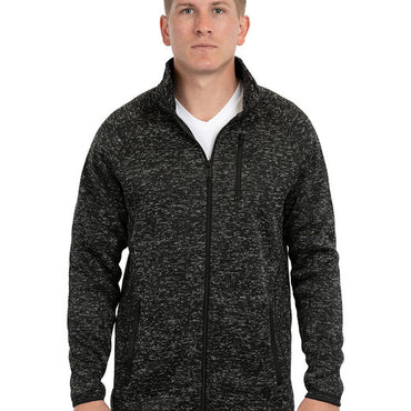 B3901 Burnside Men's Sweater Knit Jacket