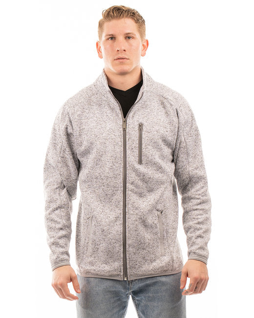 B3901 Burnside Men's Sweater Knit Jacket