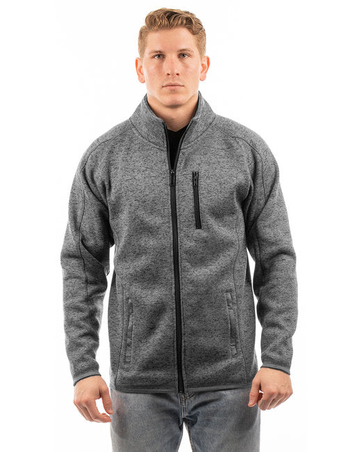 B3901 Burnside Men's Sweater Knit Jacket