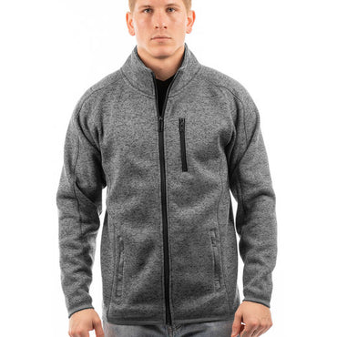 B3901 Burnside Men's Sweater Knit Jacket