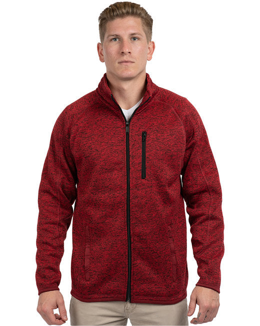 B3901 Burnside Men's Sweater Knit Jacket