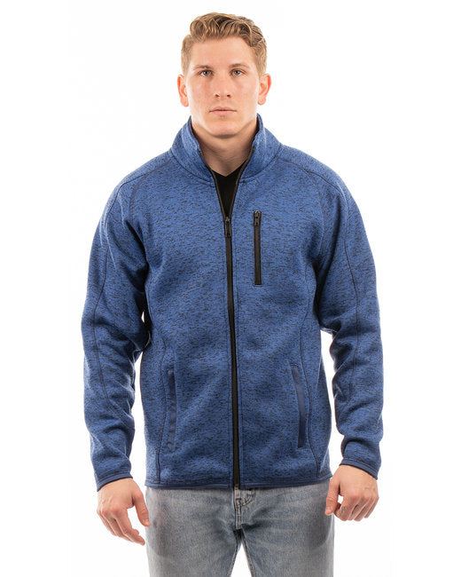 B3901 Burnside Men's Sweater Knit Jacket