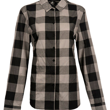 B5203 Burnside Ladies' Buffalo Plaid Woven Shirt