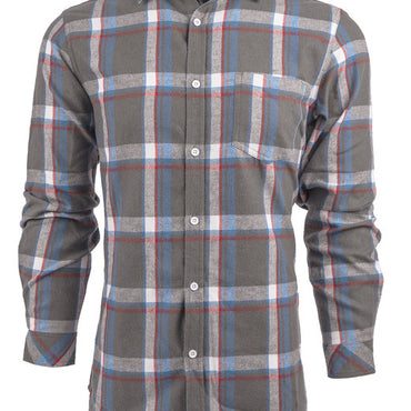 B5212 Burnside Ladies' Yarn-Dyed Long Sleeve Plaid Flannel Shirt