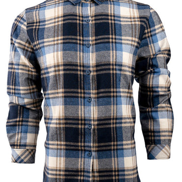 B5212 Burnside Ladies' Yarn-Dyed Long Sleeve Plaid Flannel Shirt