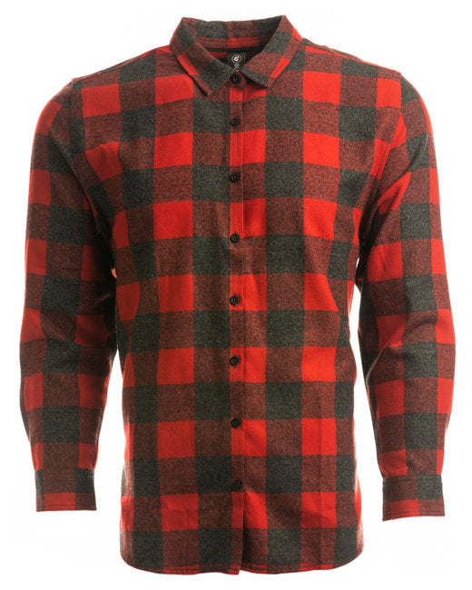 B5212 Burnside Ladies' Yarn-Dyed Long Sleeve Plaid Flannel Shirt