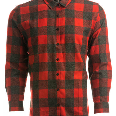 B5212 Burnside Ladies' Yarn-Dyed Long Sleeve Plaid Flannel Shirt