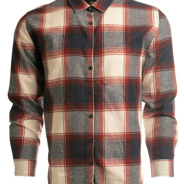 B5212 Burnside Ladies' Yarn-Dyed Long Sleeve Plaid Flannel Shirt