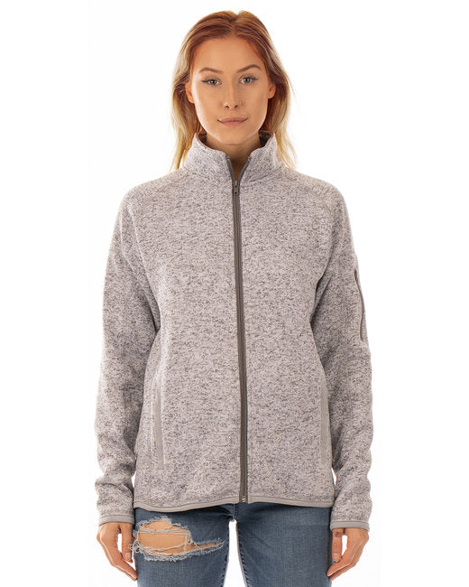 B5901 Burnside Ladies' Sweater Knit Jacket