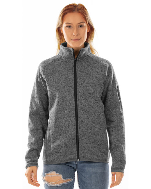 B5901 Burnside Ladies' Sweater Knit Jacket