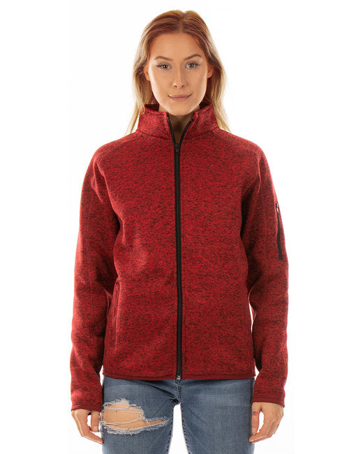 B5901 Burnside Ladies' Sweater Knit Jacket