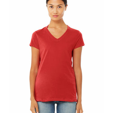 B6005 Bella + Canvas Ladies' Jersey Short-Sleeve V-Neck T-Shirt