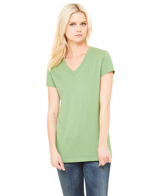 B6005 Bella + Canvas Ladies' Jersey Short-Sleeve V-Neck T-Shirt