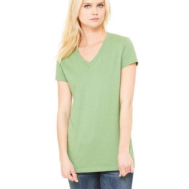 B6005 Bella + Canvas Ladies' Jersey Short-Sleeve V-Neck T-Shirt