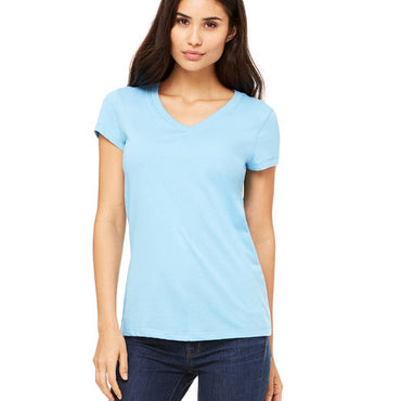 B6005 Bella + Canvas Ladies' Jersey Short-Sleeve V-Neck T-Shirt