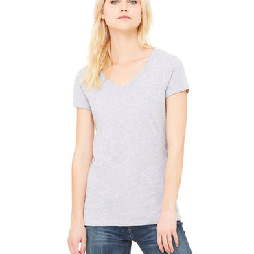 B6005 Bella + Canvas Ladies' Jersey Short-Sleeve V-Neck T-Shirt