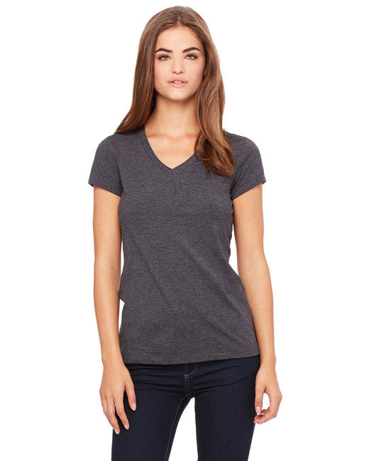 B6005 Bella + Canvas Ladies' Jersey Short-Sleeve V-Neck T-Shirt