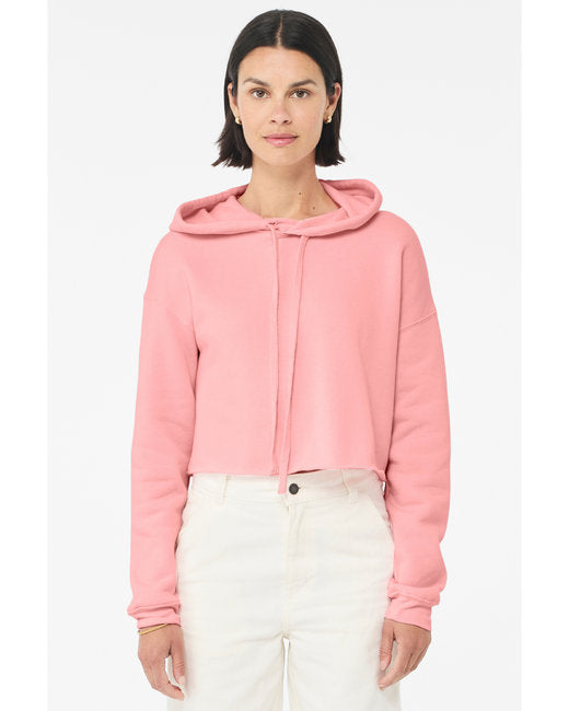 B7502 Bella + Canvas Ladies' Cropped Fleece Hoodie