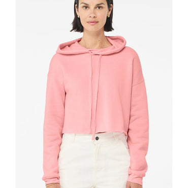 B7502 Bella + Canvas Ladies' Cropped Fleece Hoodie