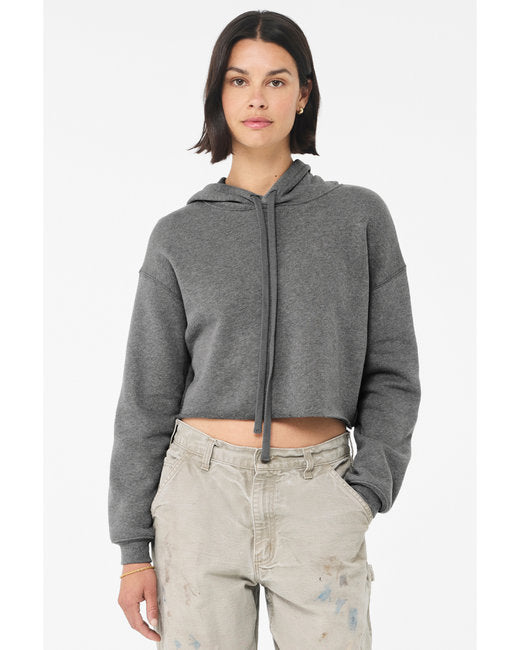 B7502 Bella + Canvas Ladies' Cropped Fleece Hoodie