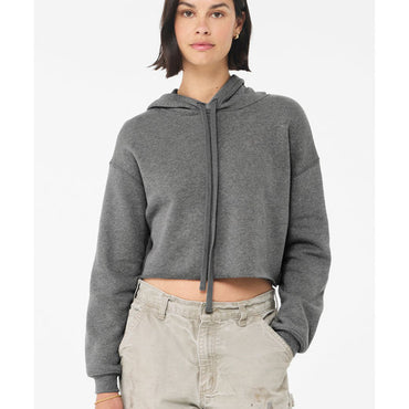 B7502 Bella + Canvas Ladies' Cropped Fleece Hoodie