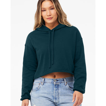 B7502 Bella + Canvas Ladies' Cropped Fleece Hoodie